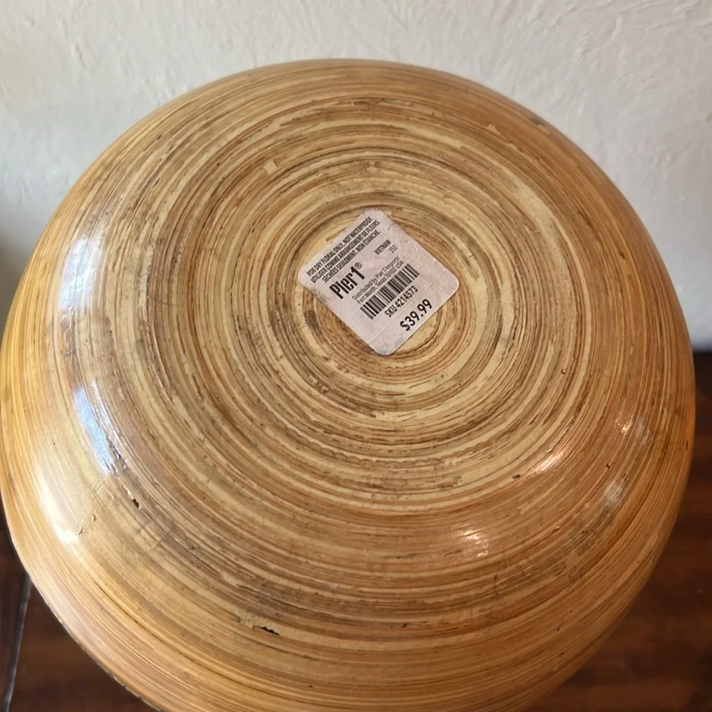 Pier 1 Bamboo Vase